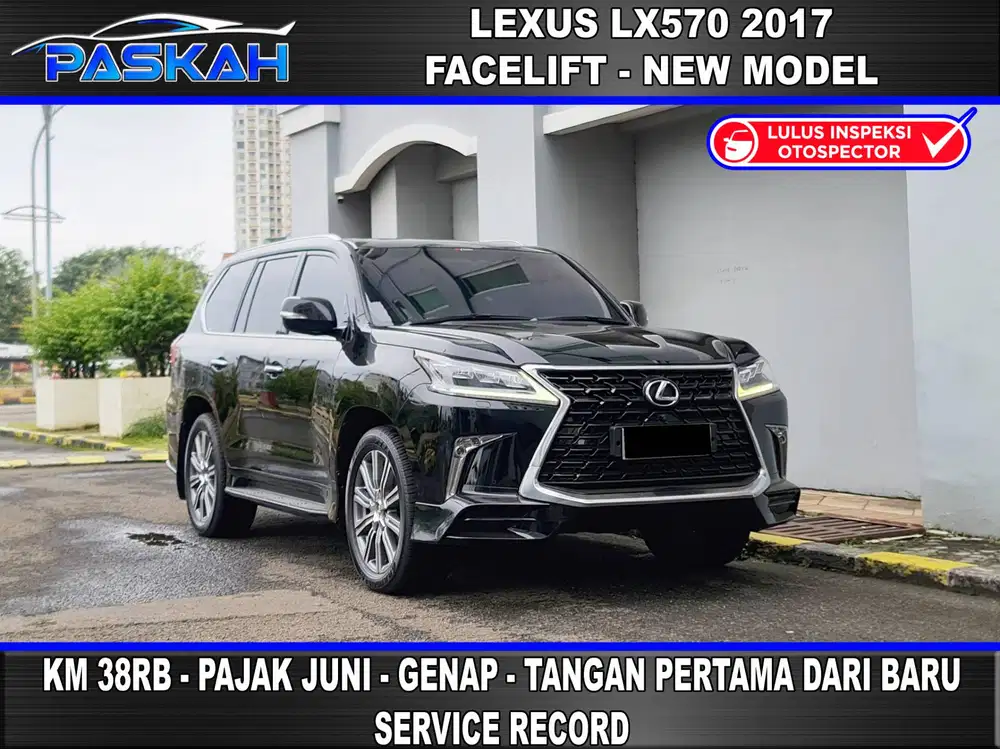 Genap Bunga=4,5% Km=38k TAX=JUNi Lexus LX570 2017 body kit Fsport