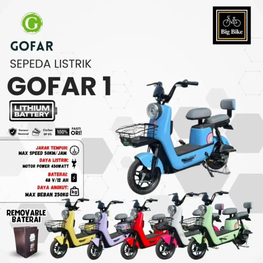 SEPEDA LISTRIK GOFAR 1