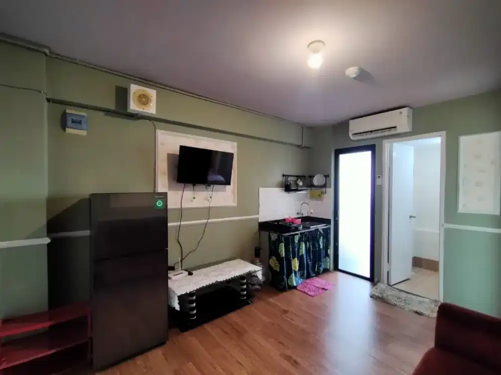 Sewakan Bulanan Tahunan 2 Bedroom Luas Hook Apartemen Bassura City