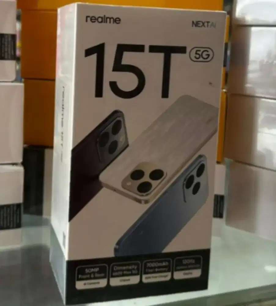 Realme 15T 5G 8GB+256GB Blue BNIB Garansi Resmi Indonesia