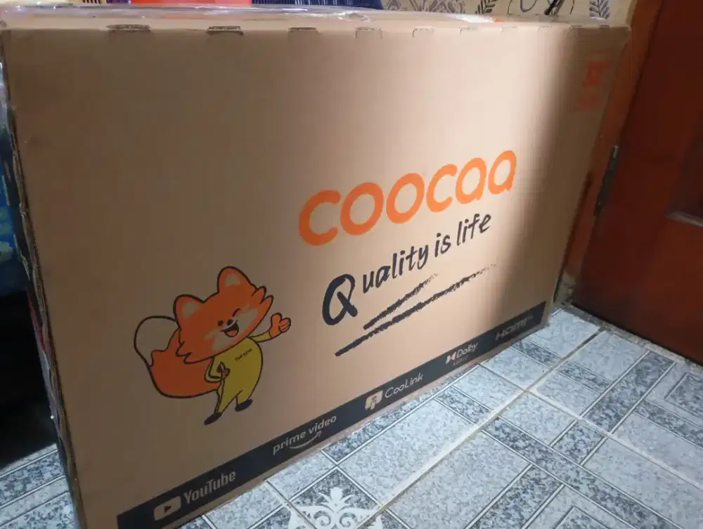 Jual tv LED smat di gital .32in mrk .coocaa.tv kondisi.msh baru ..