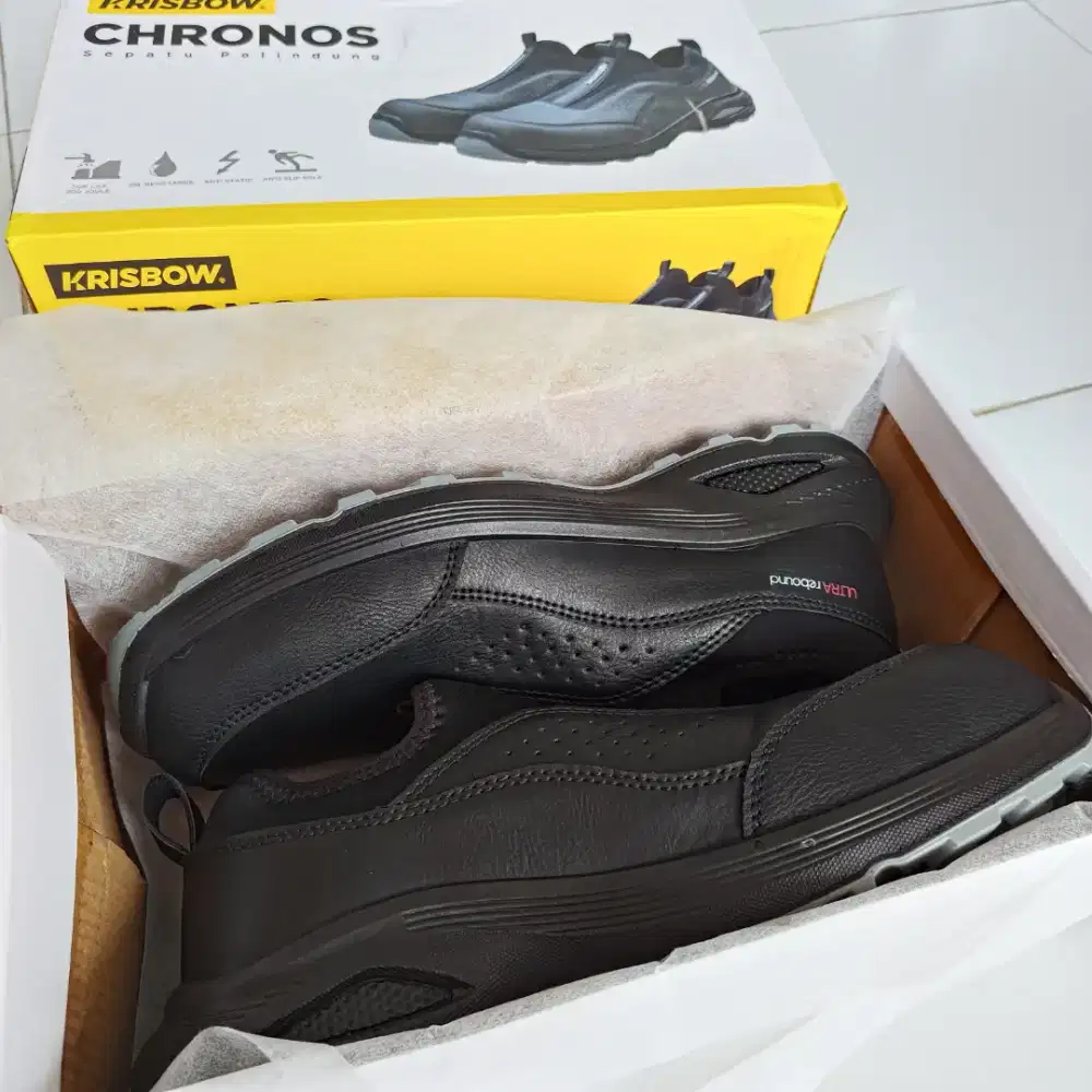 Safety Shoes Krisbow Chronos Size 44 – Baru Original
