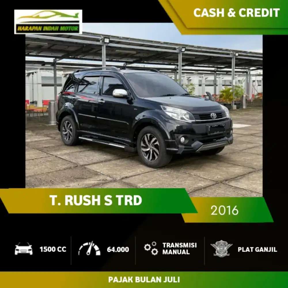 Toyota Rush 1.5 S TRD Manual MT 2016 Low KM 64RB Antik