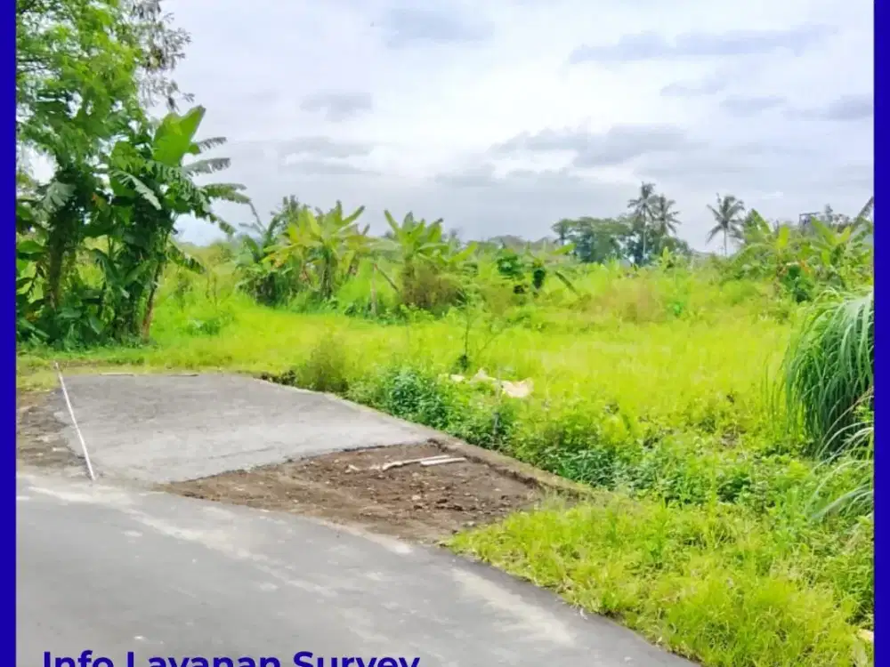 Tanah Jogja Siap Bangun SHM Ready Barat Jl Kaliurang Km10