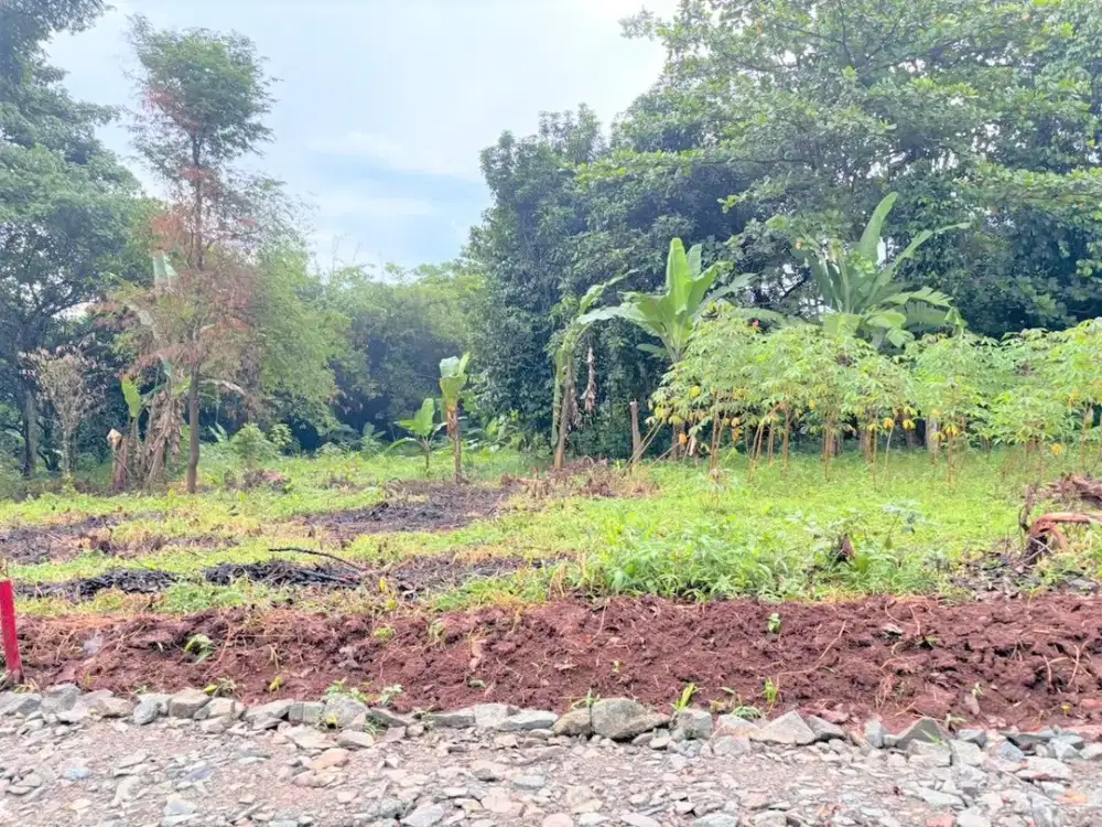 Tanah Kavling Setu 1 Juta-an/m2, Dekat Fasum & 7 Menit Tol Burangkeng