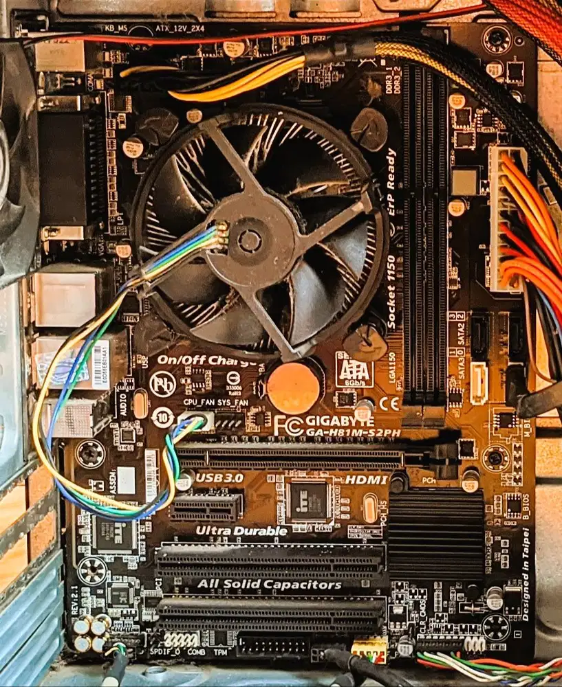 PAKET GIGABYTE H81+i5 4570 LGA 1150+Visipro DDR3 16GB, GARANSI 14 HARI