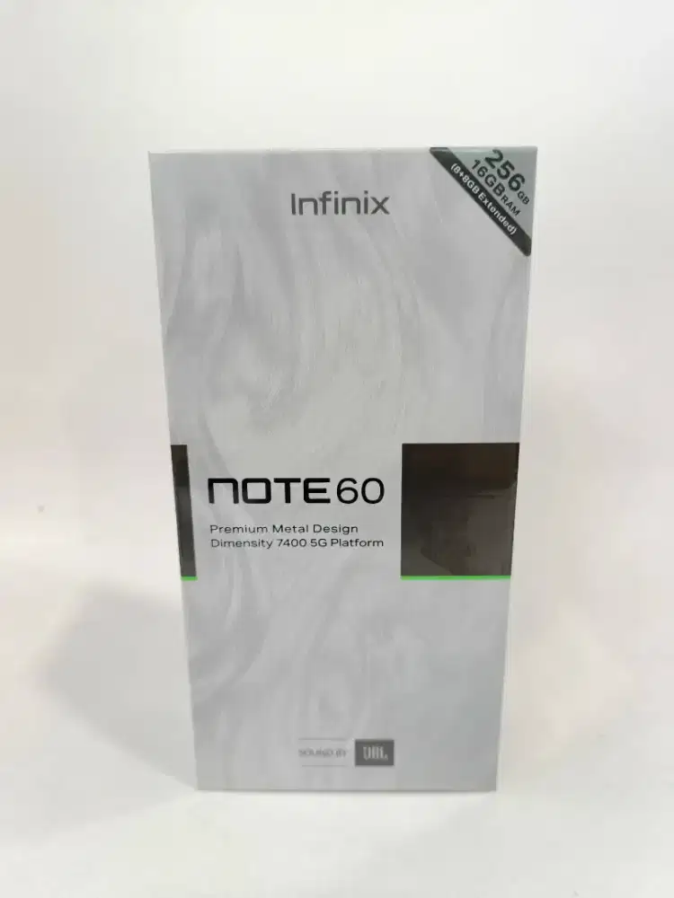 INFINIX NOTE 60 5G 8+8/256GB GARANSI FRESH RESMI INFINIX (NO REPACK)