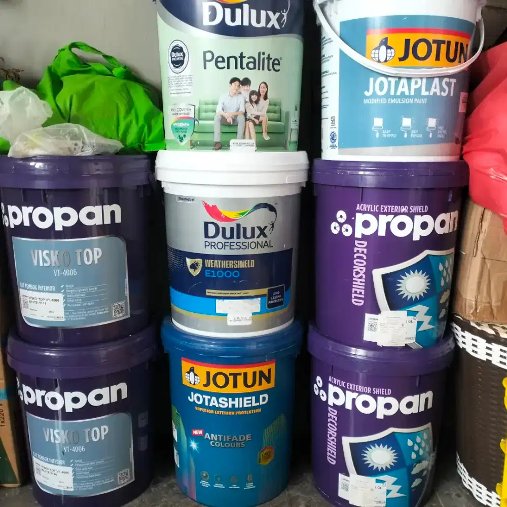 Cat tembok exterior dan interior