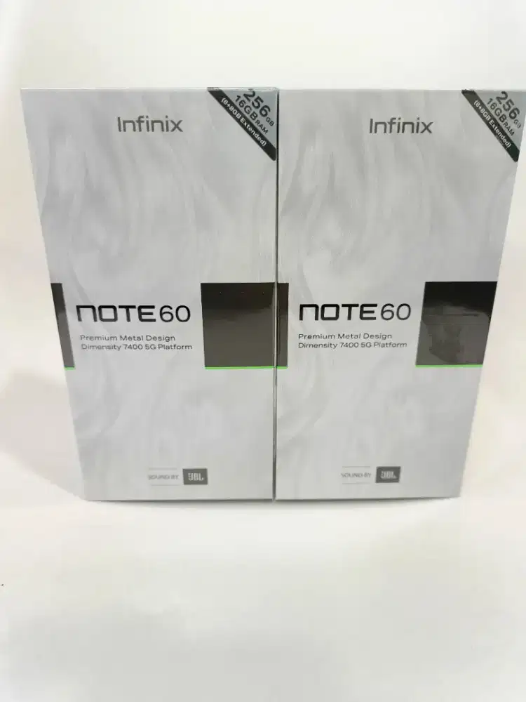 INFINIX NOTE 60 5G 8+8/256GB GARANSI FRESH RESMI INFINIX (NO REPACK)