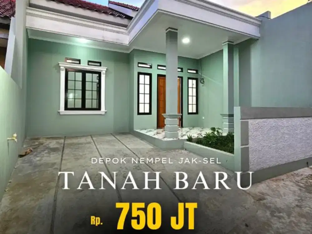 ‎Dijual rumah baru siap Huni, non cluster cocok utk rumah pertama keluarga baru/muda