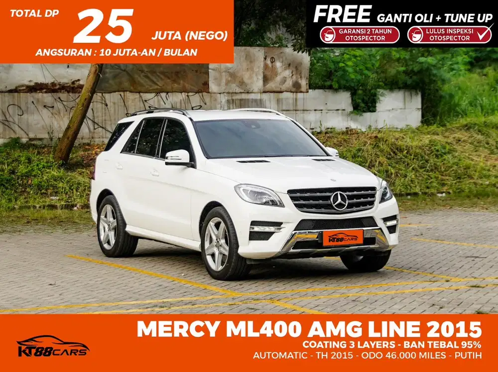 DP 25 Jt Bergaransi Mercedes-Benz ML400 2015 Bensin