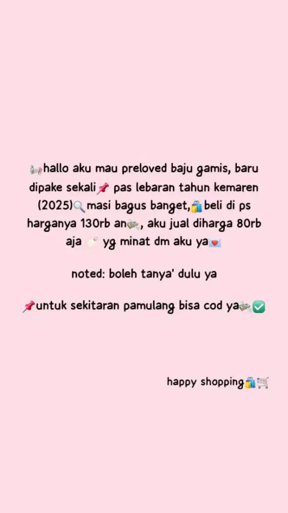 preloved baju gamis malaysia