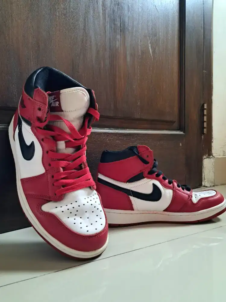 Original Nike Air Jordan 1 Red Size EU 42, Size US 8