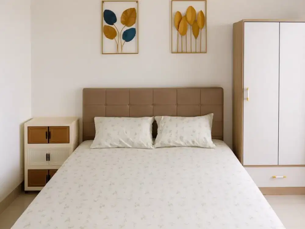 Disewakan Bulanan + FREE IPL Apartemen Serpong Garden Studio Semi Furnish