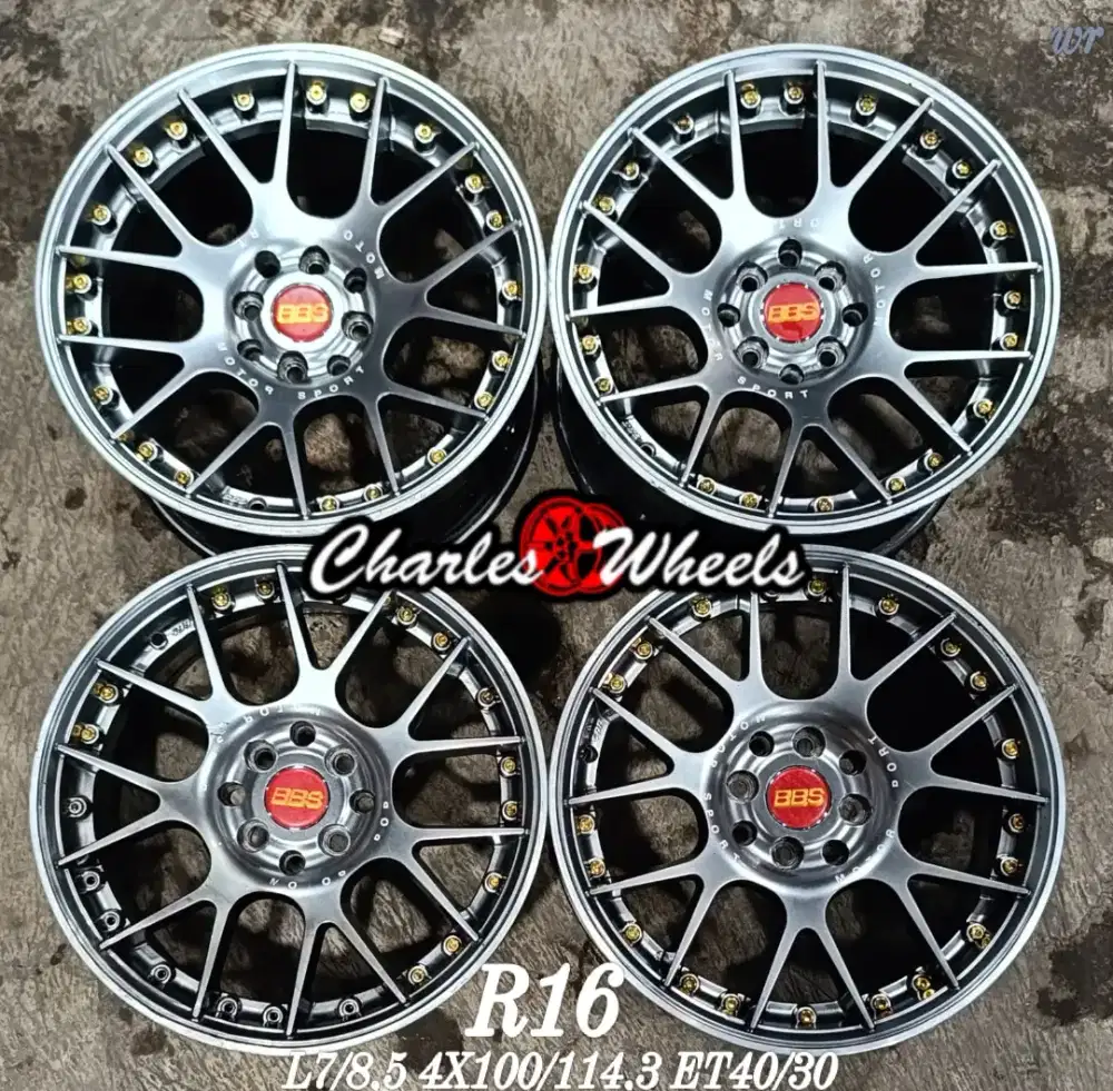 Jual velg bbs chr r16 4x100 4x114,3 avanza livina vios dll