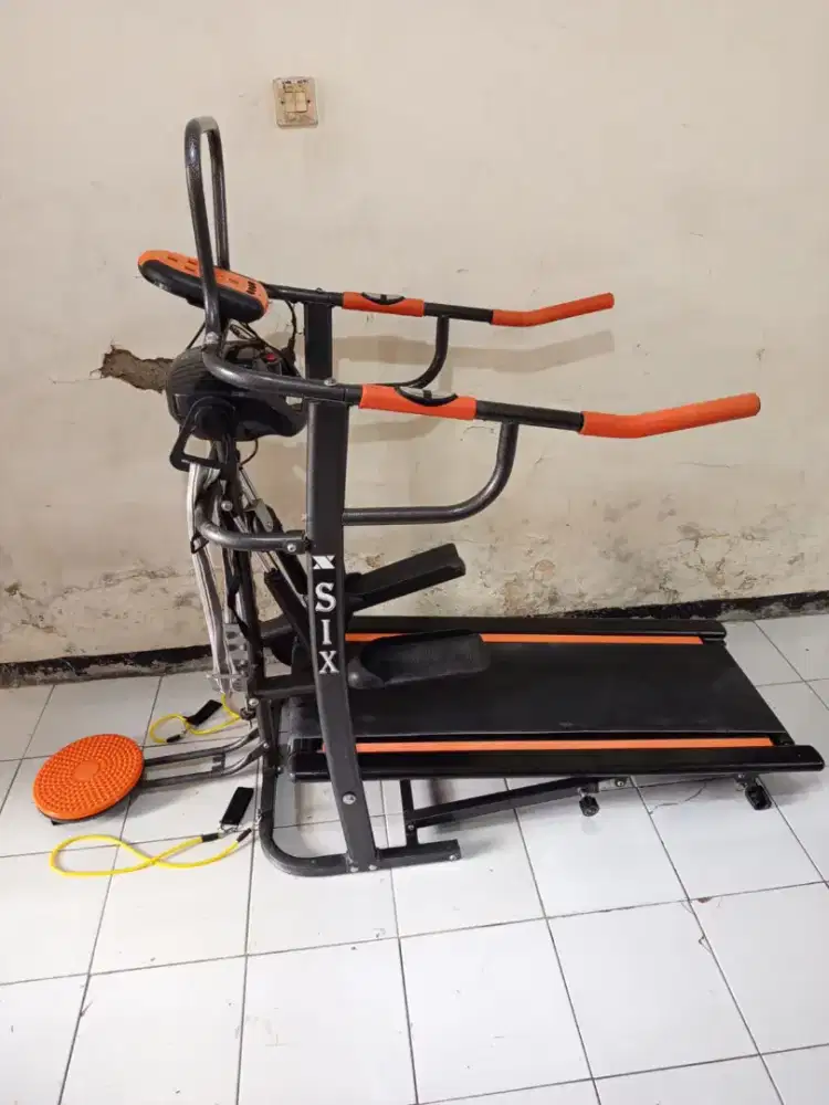 Alat olahraga treadmill manual 5 fungsi