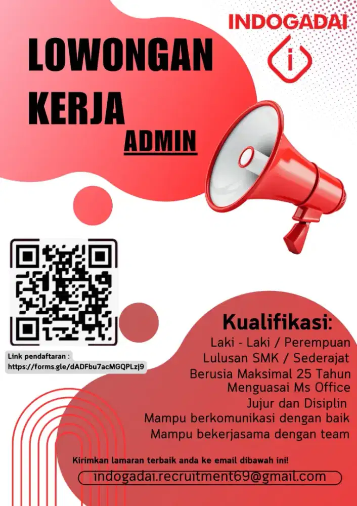 Lowongan kerja admin