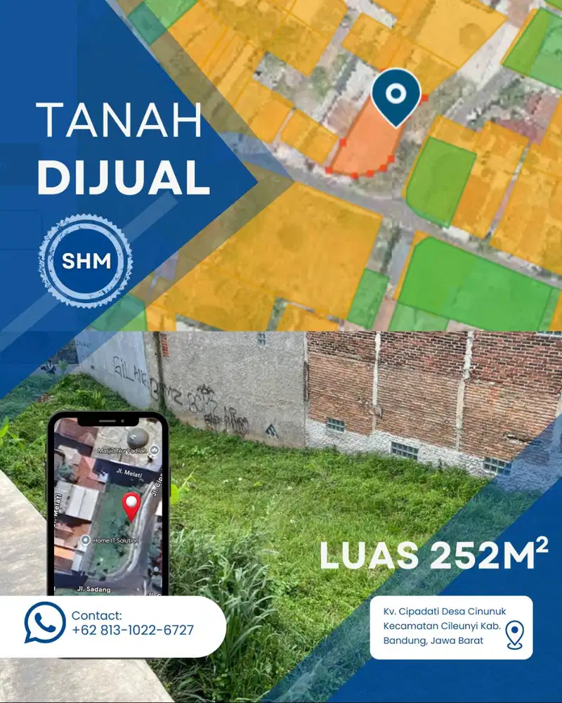 Dijual tanah strategis kawasan berkembang  (Bandun Timur)