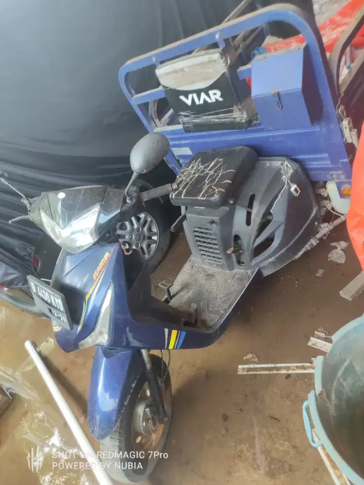 Motor roda tiga viar karya bit  performa bagus habis sevice