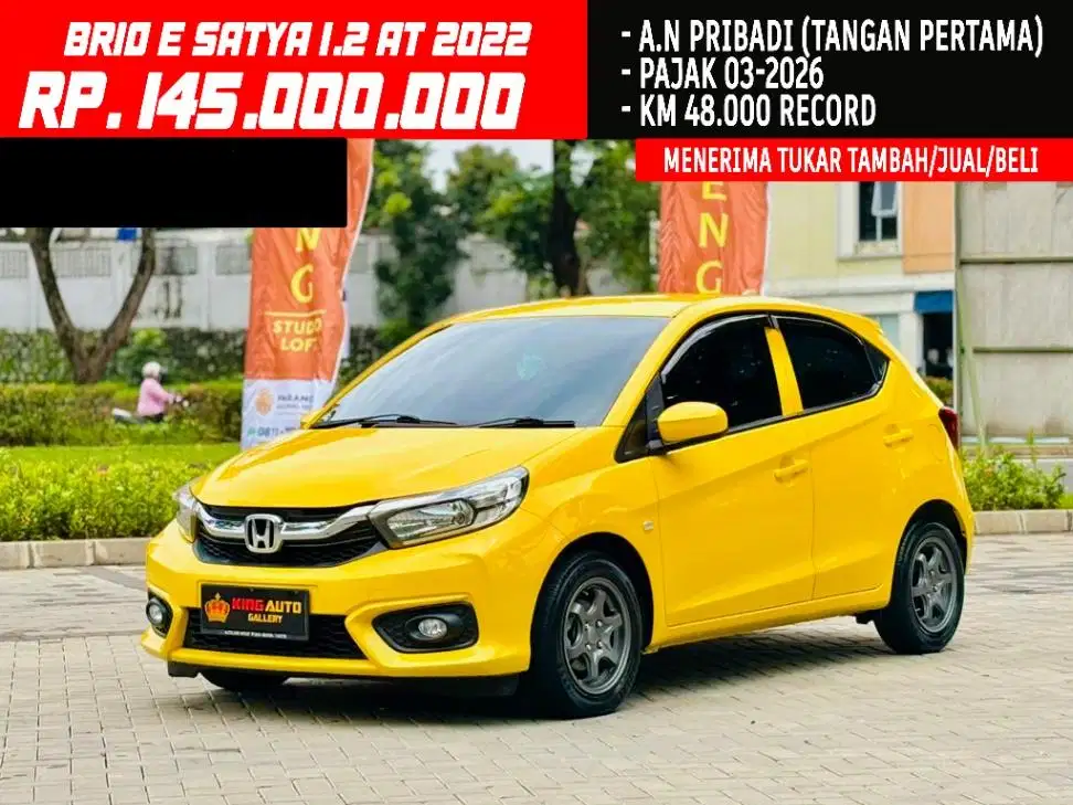 (PAJAK PANJANG) BRIO E SATYA 1.2 AUTOMATIC 2022