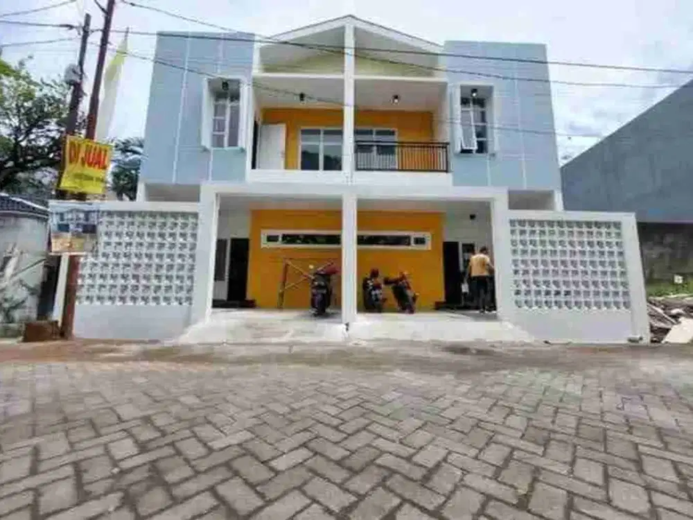 Rumah siap huni 2 lantai ada 4kt dan 2km murah di sktr jln veteran selatan
