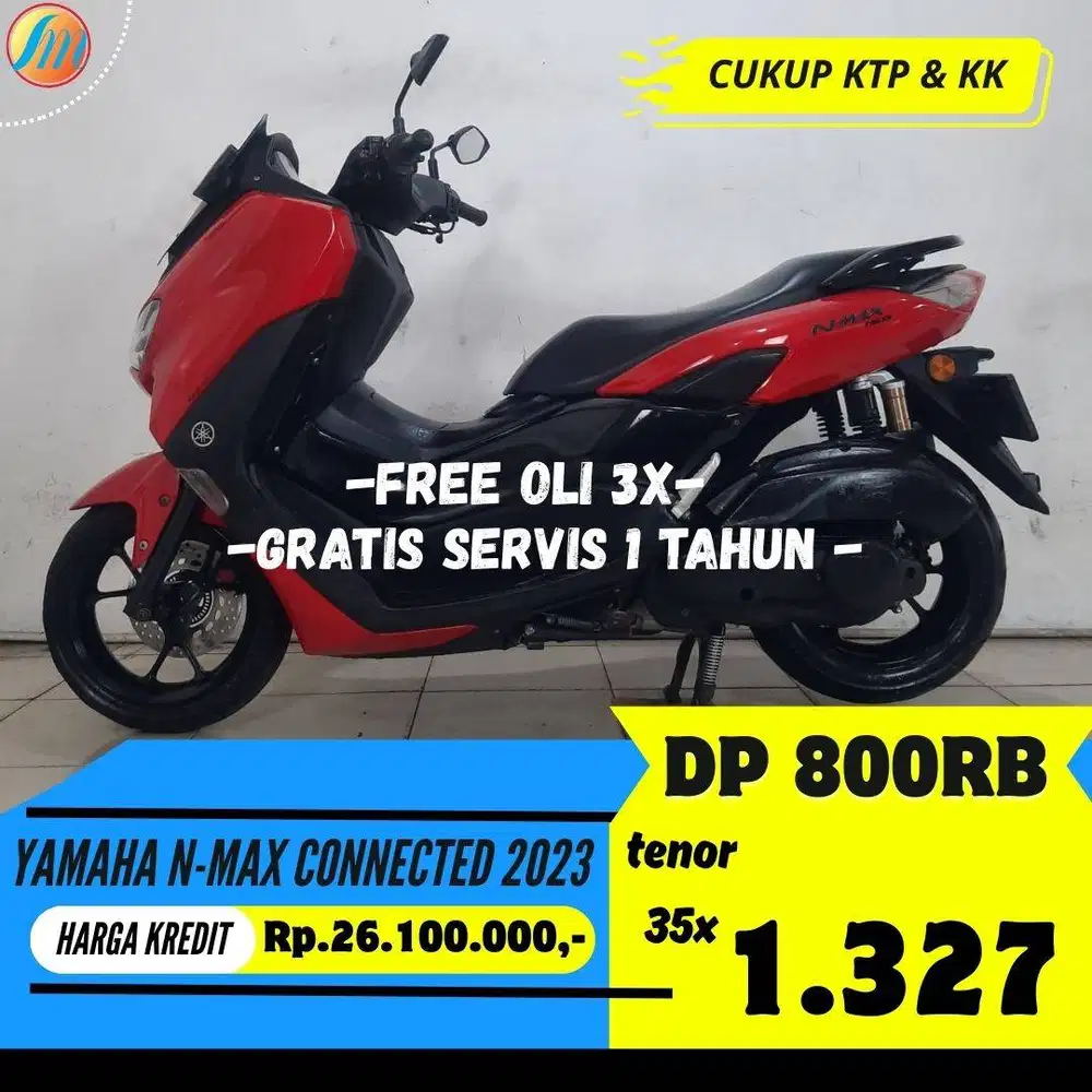 DP 800RIBU YAMAHA NMAX CONNECTED 2023 ANGSURAN TERJANGKAU KTP+KK