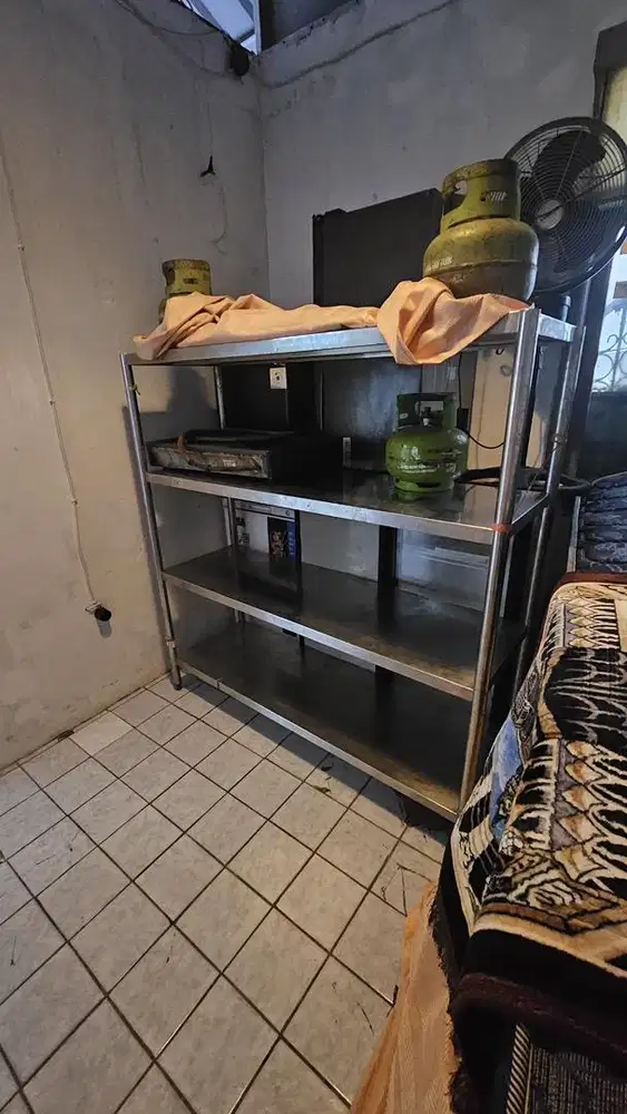 RAK STAINLESS DAPUR ATAU GUDANG