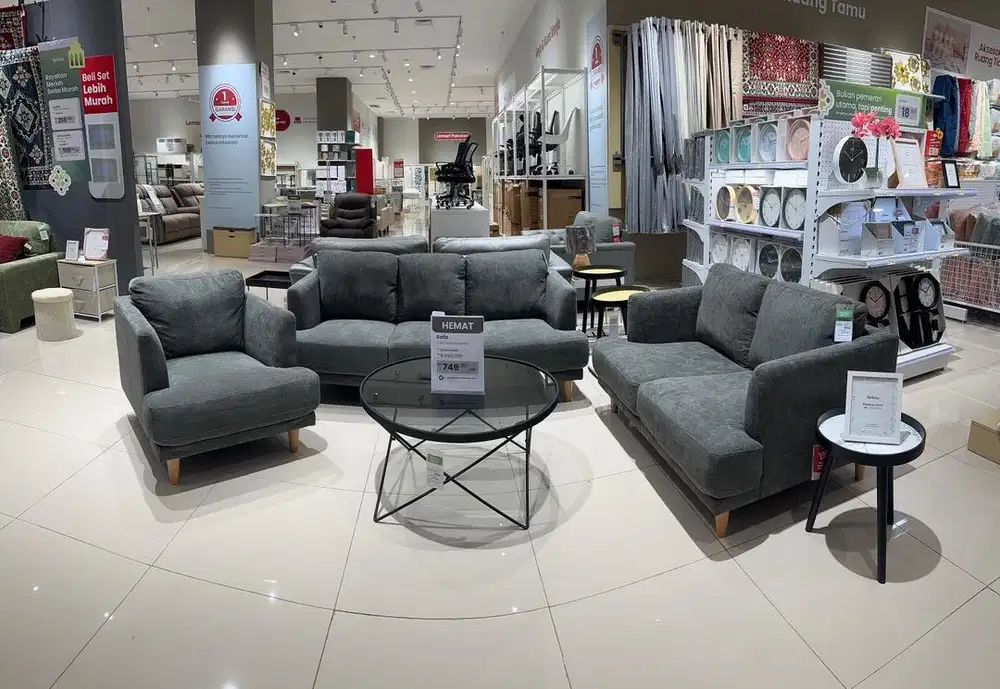 Jual Cepat Sofa Set Fabric