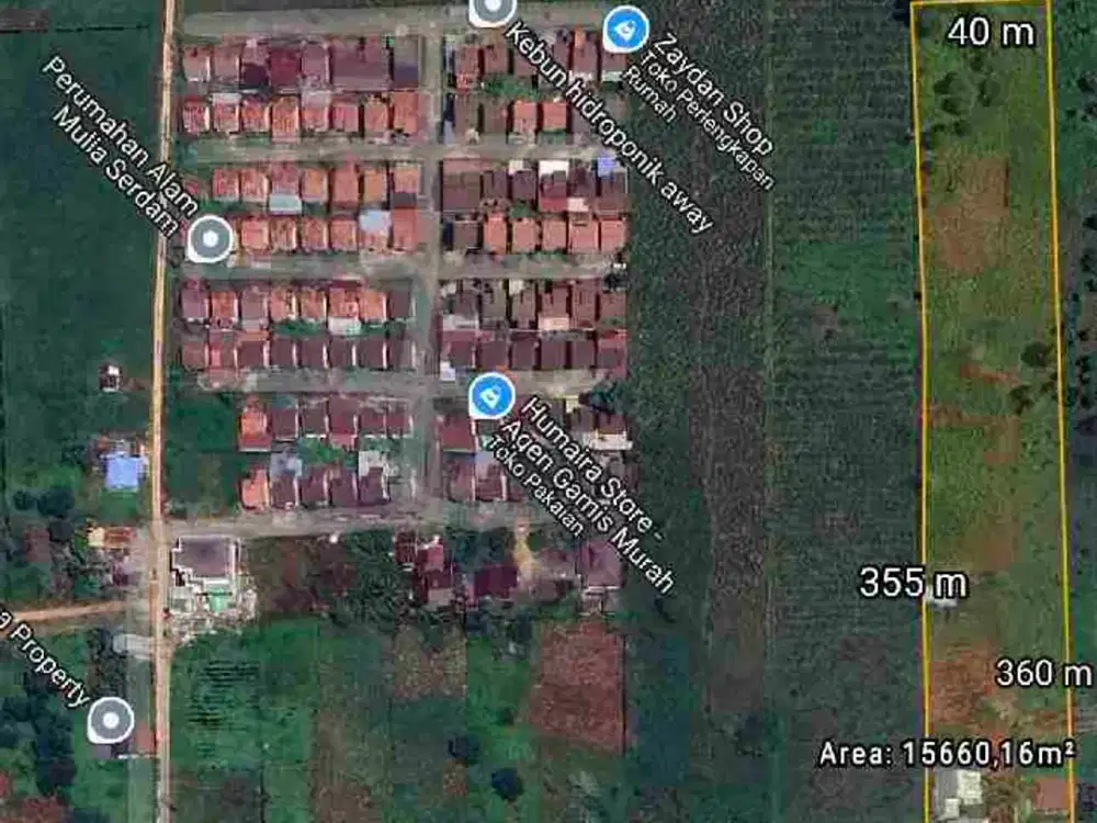 Tanah Tepi Jalan Sungai Raya Dalam