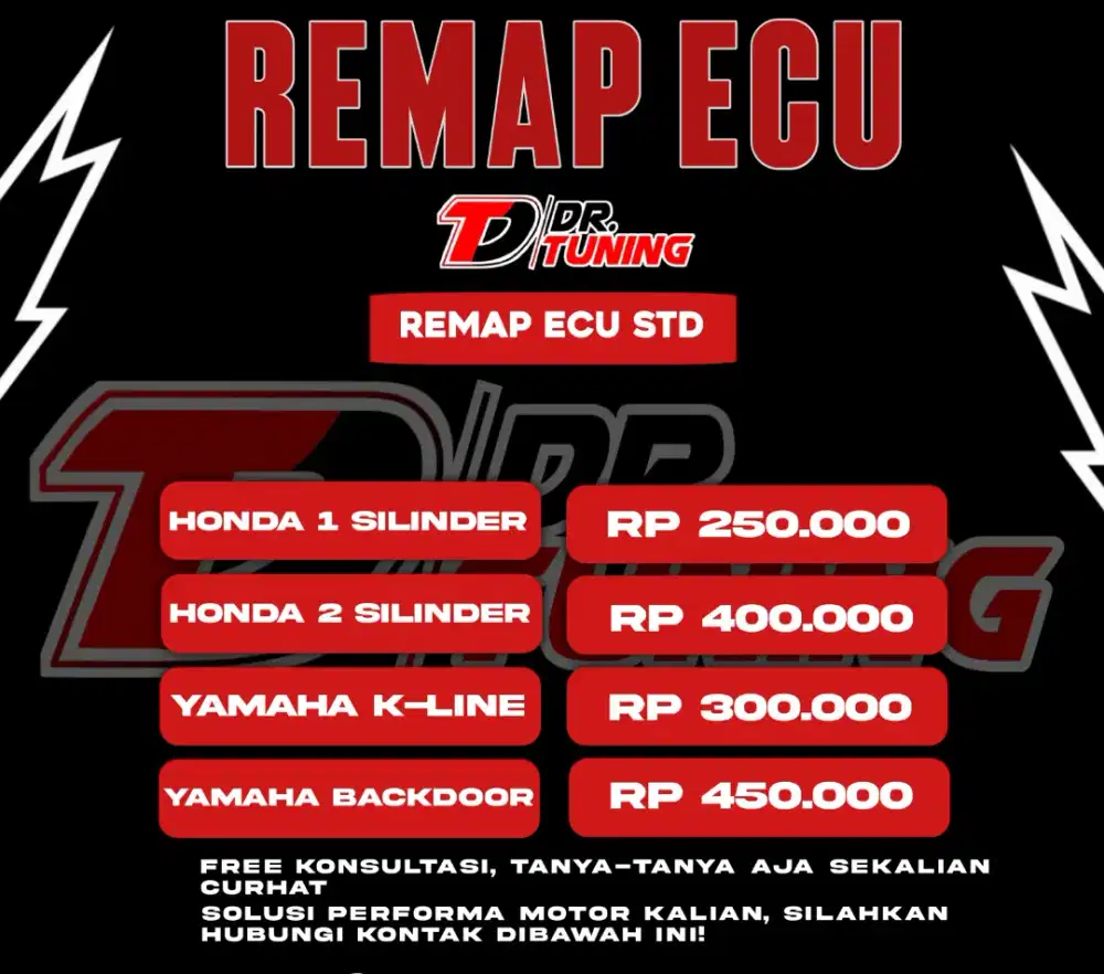 JASA REMAP ECU STANDAR / RACING