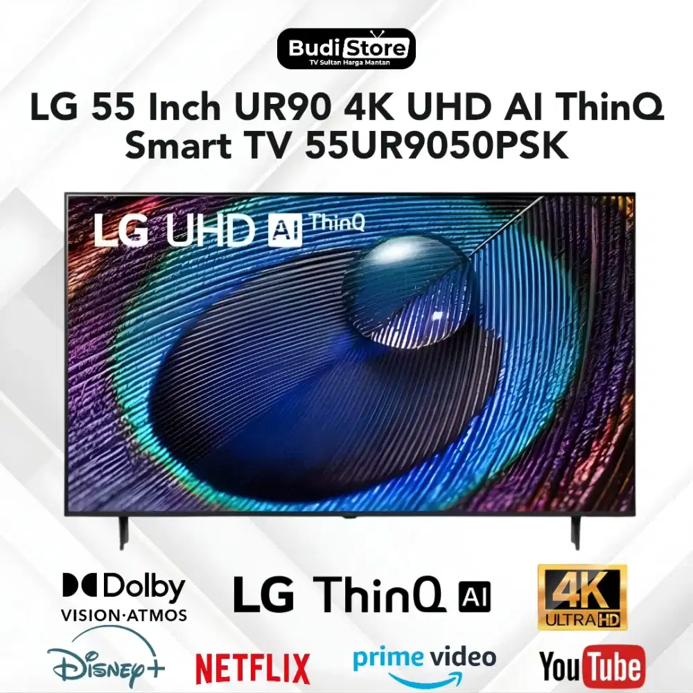 LG 55 Inch UR90 AI ThinQ 4K UHD Smart TV 50UR9050PSK