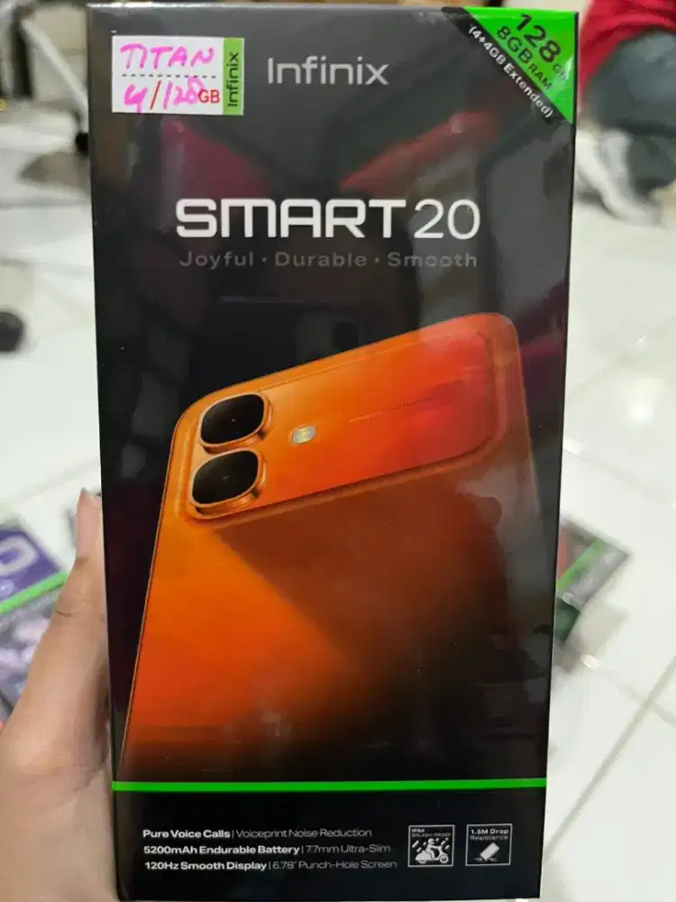 Promo INFINIX SMART 20 4/128 GB NEW SEGEL