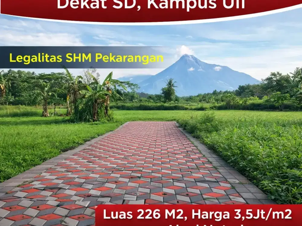 Tanah Jogja 2 MENIT SD BIAS KALIURANG SHMP