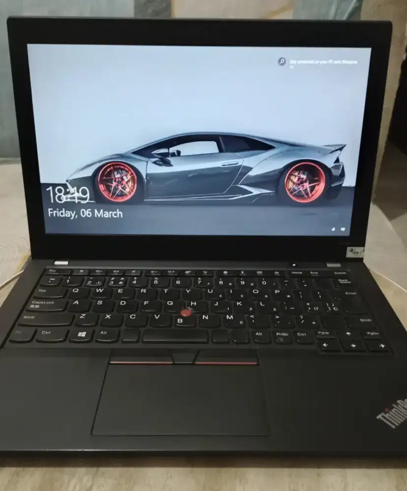 Laptop Lenovo thinkpad X280 Core i5 RAM 8GB / 256 SSD Slim ringan