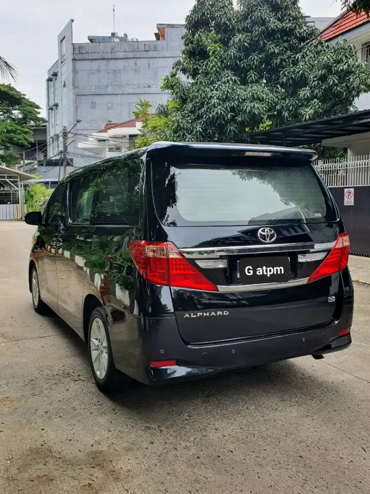 Alphard G atpm 2012 pilot seat Black on beige