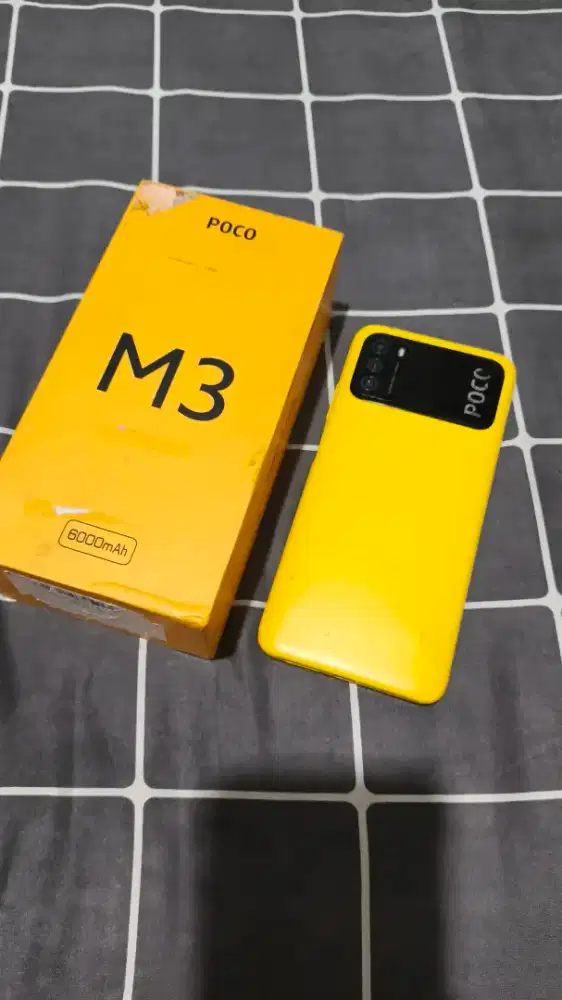 Xiaomi Pocophone m3 4/64 Batre 6000 normal