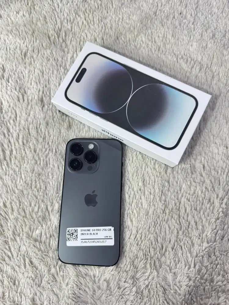 Iphone 14 pro 256 gb beacukai fullset mulus