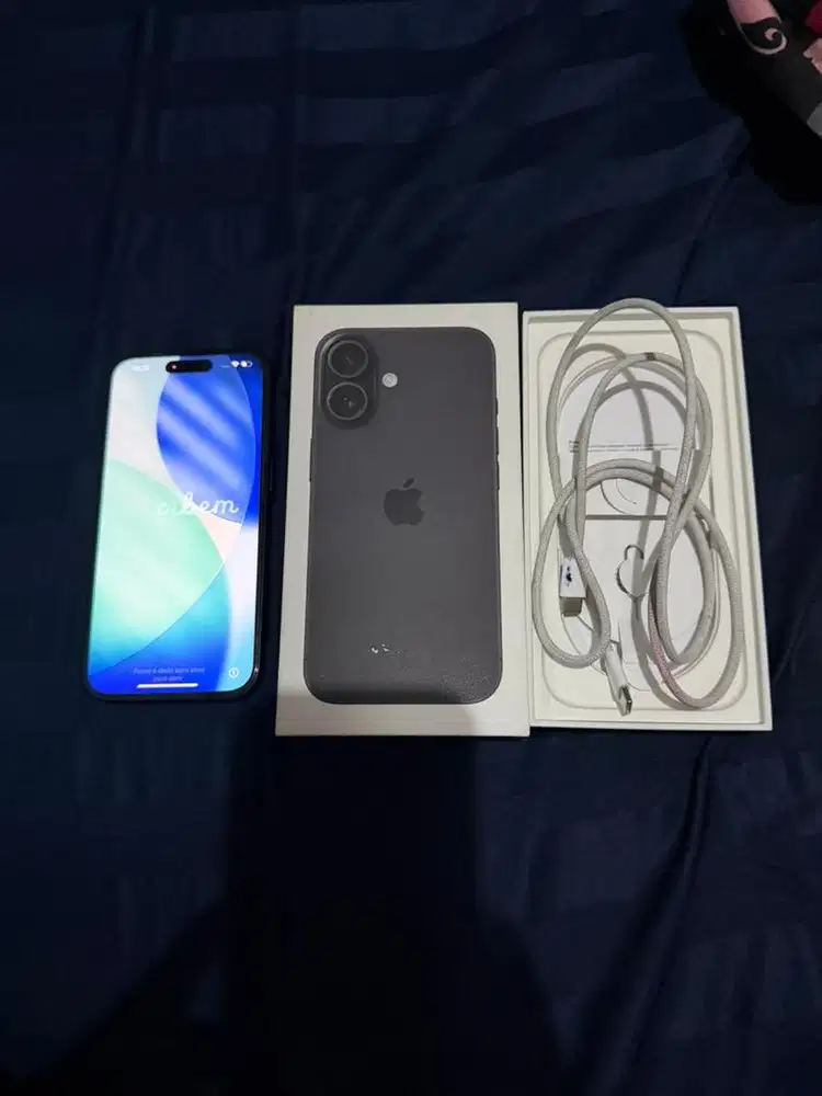 Dijual iPhone 16 128gb ibox garansi ON Mei 2026
