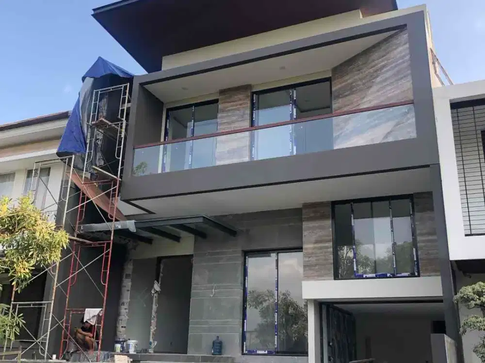 rumah baru minimalis modern design  the mansion pakuwon indah selangkah menuju graha family citralans