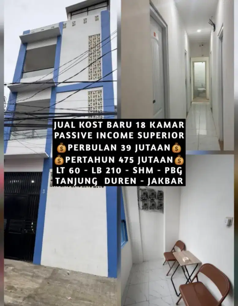 JUAL KOST KOSAN KOSTAN BARU TANJUNG DUREN GROGOL PETAMBURAN