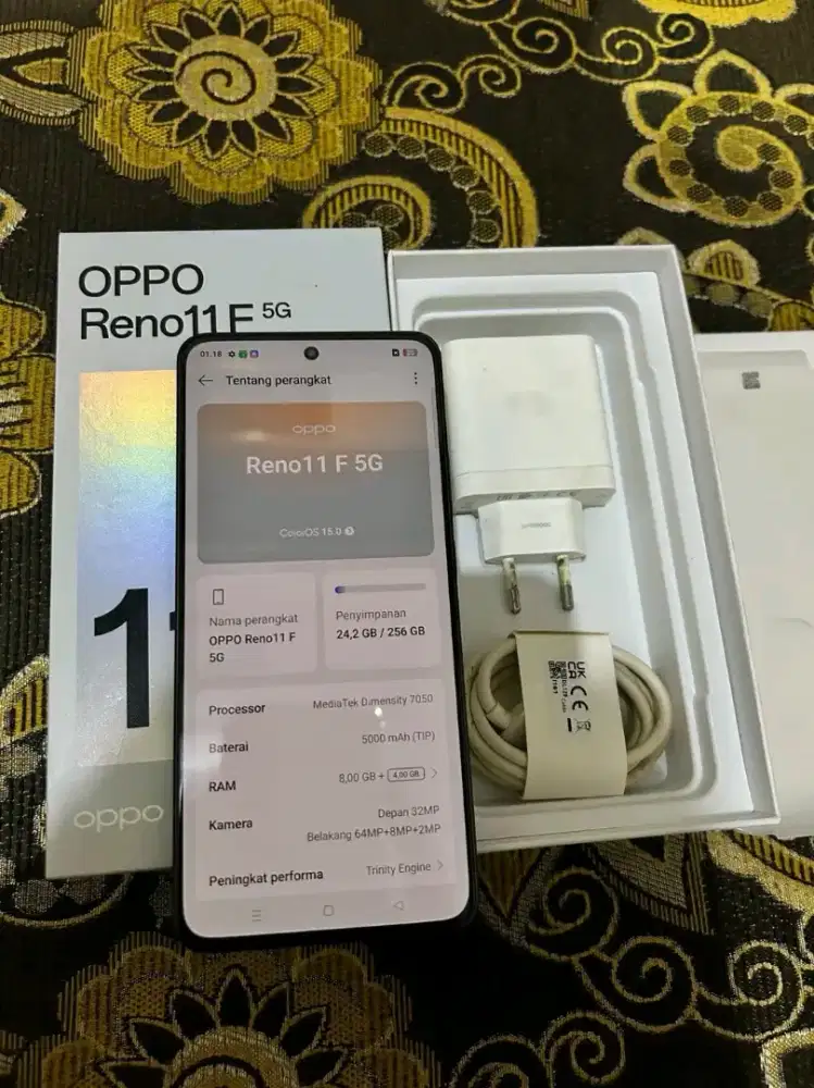 Oppo reno11f 5g fullset