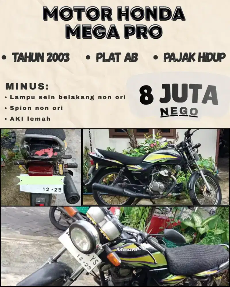 honda megapro 2003