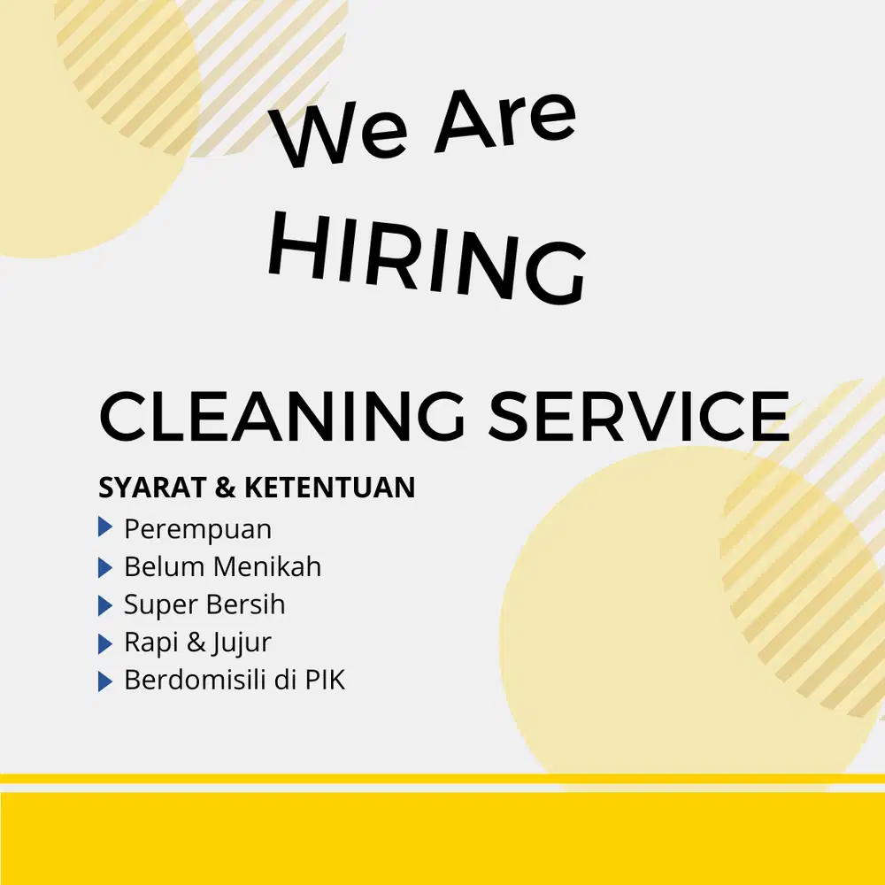 LOKER CS PIK(Pantai Indah Kapuk)