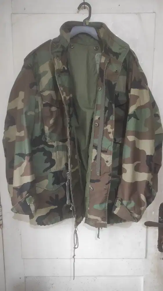 Jaket parka M65 Woodland Made in usa