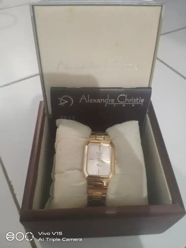 jual jam tangan Alexandre Christie AC 2799 rose gold