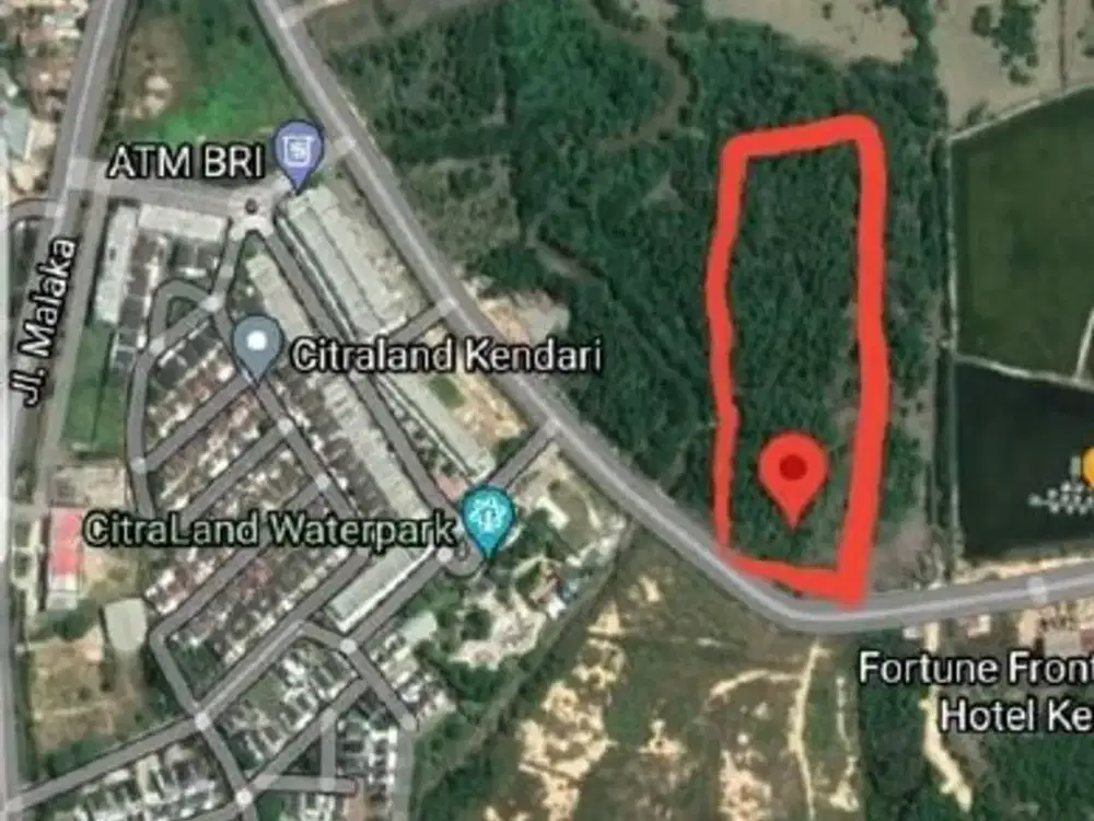 Dijual Tanah 0 Jalan Raya Madusila (Depan Waterpark Citraland) Kendari