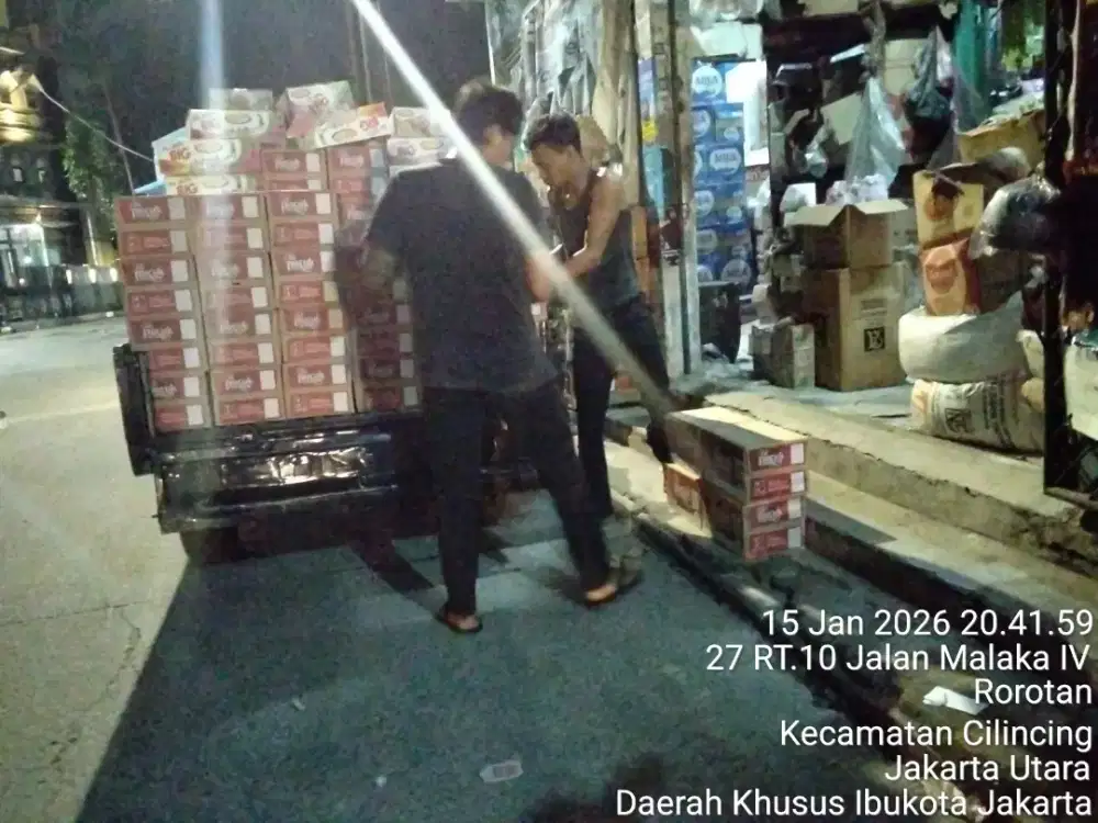 Membutuhkan supir yg pernah bongkar muatan minuman