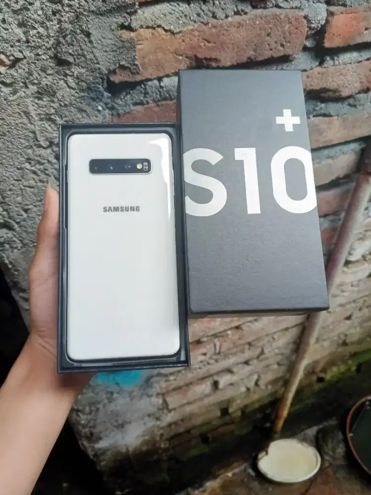 Samsung S10+ 8/512GB Ceramic White Fullset