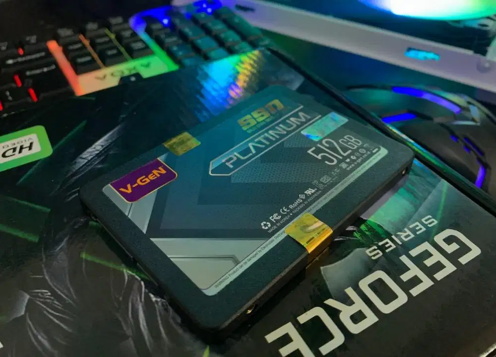ssd v-gen platinum 512gb baru!