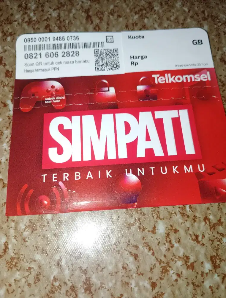 Nomor cantik simpati 11 angka mudah dihafal